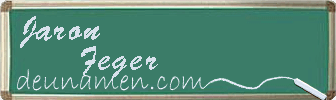 Jaron Feger Visitenkarte